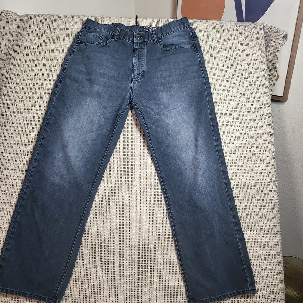 Y2K Sean John Hamilton Classic Relaxed Fit Jeans Men's Size 36X32 Blue Denim